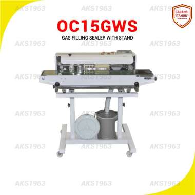 Continous Band Sealer Fill Oksigen Mesin Segel Plastik Isi Angin 750W - )C15GWS - Importir Sparepart