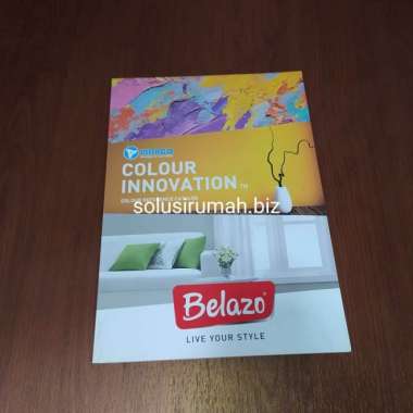 KATALOG CAT INDACO BELAZO 36 HAL CAT TEMBOK BUKU WARNA KARTU COLOR CAR