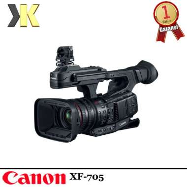 Canon XF705 4K 1" Sensor XF-HEVC H.265 Pro Camcorder Garansi Resmi PT. DATASCRIP 1 TAHUN