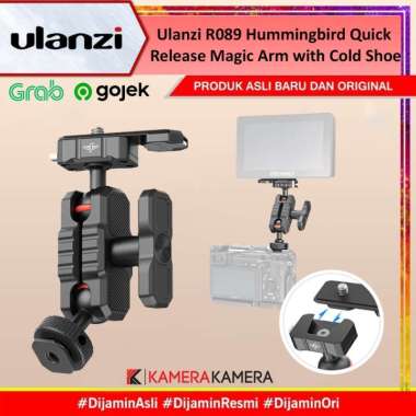 Ulanzi R089 Hummingbird Quick Release Magic Arm with Cold Shoe Hitam