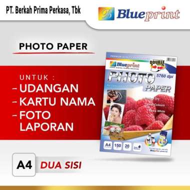 BLUEPRINT Kertas Foto / Double Sided Photo Paper A4 150 gsm