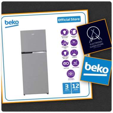 KULKAS 2 PINTU BEKO RDNT271I50S PRO SMART MOTOR NEO FROST DUAL COOLING TECHNOLOGY