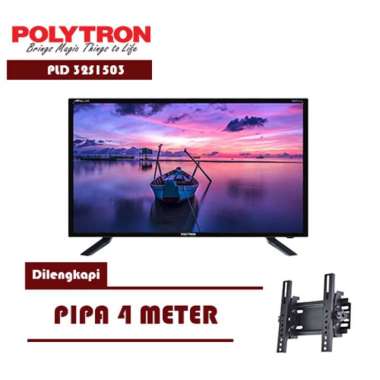 POLYTRON PLD 32S1503 DIGITAL TV LED 32 Inch Free Bracket - KHUSUS JABODETABEK