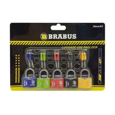 Brabus Set Gembok Tas Koper [20 mm/ 5 pcs]