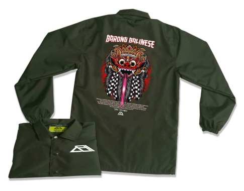 ALFIBI Coach Jacket Waterproof - BARONG BALINESE Edition - Jaket Berkualitas - Jaket Pria - Jaket Un