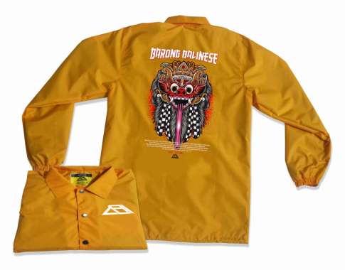 ALFIBI Coach Jacket Waterproof - BARONG BALINESE Edition - Jaket Berkualitas - Jaket Pria - Jaket Un
