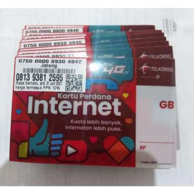 Kartu perdana Telkomsel Simpati Segel
