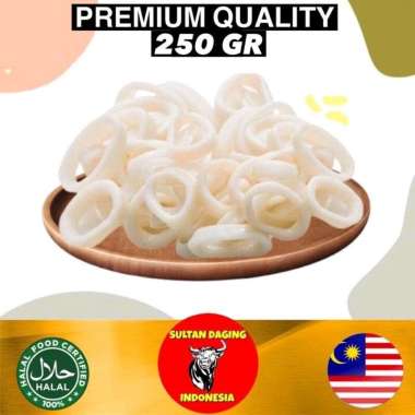 CUMI RING 250 GRAM IMPORT DARI MALAYSIA/ CUMI CALAMARY/ CUMI CALMARI/ CUMI RING CALMARI/ CUMI FROZEN
