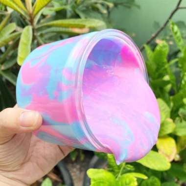 SLIME UNICORN 350ML by CFORCLOVER - tofu murah grosir reseller mainan - Dicampur