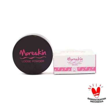 Bedak Tabur Moreskin NATURAL - bedak tabur matte - bedak tabur kulit berjerawat dan berminyak - beda