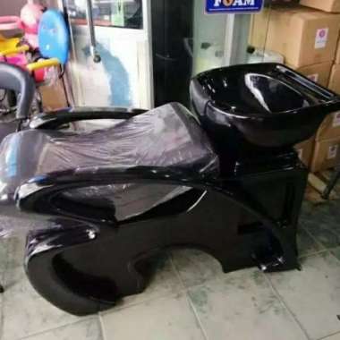 BOX KERAMAS FIBER Bak kursi keramas salon HITAM