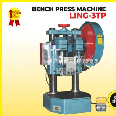 Mesin Pon 3 Ton Power Bench Press Stamping Machine Importir - LING 3TP