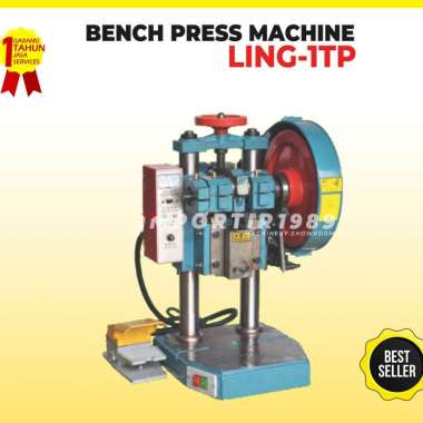 Mesin Pon Press Pedal 1 Ton Bench Press Stamping Machine Importir - LING1TP