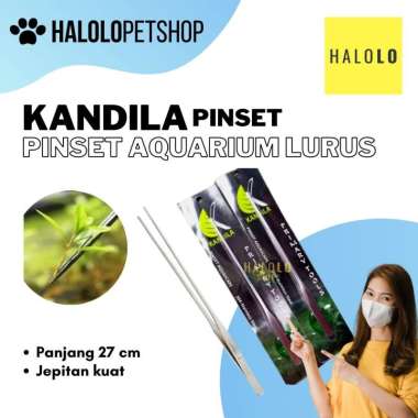Pinset Panjang Aquascape Aquarium Jepit Kandila 27 cm Model Lurus