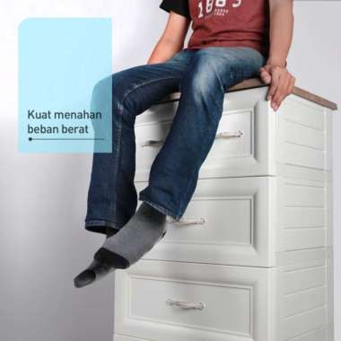 Olymplast Classic Drawer Cabinet Laci 4 Susun ODC 04 C (B) plastik