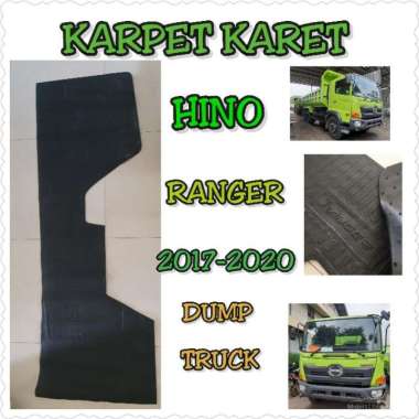 karpet karet alas hino ranger besar 2017-2020 dump truck depan