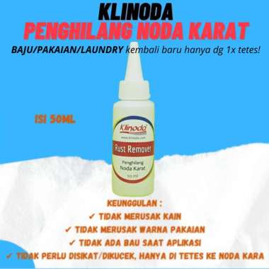 Penghilang Noda Karat (Rust Stain Remover) KLINODA untuk Baju/Pakaian/Laundry