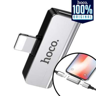 Adapter Lightning to 2 Port Lightning Jack Hoco LS24 iPhone Converter