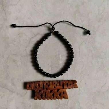 Gelang Kokka asli model merica warna hitam dan coklat hitam