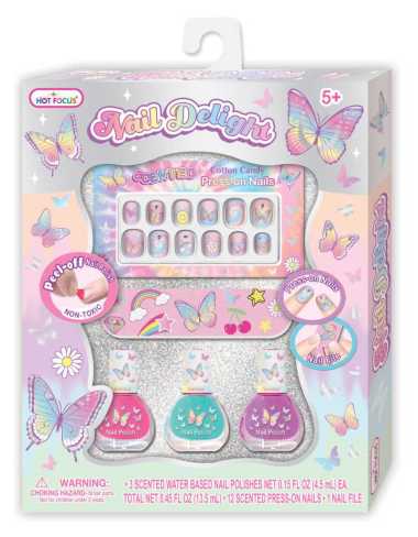 HOT FOCUS Nail Delight 023TB Mainan kuku tempel mainan kuku palsu mainan cat kuku mainan anak peremp