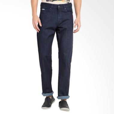 Wrangler Denim Celana Panjang Pria - Dark Blue [Texasbmcbc02P17]