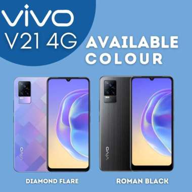 VIVO V21 4G / VIVO V21 8/128GB / HP VIVO V21 RAM 8/128GB / V18 ROMAN BLACK