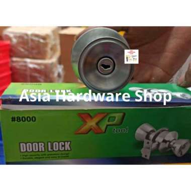 XP TOOL Kunci Pintu Bulat Kunci Pintu Kamar Mandi Handle Putar