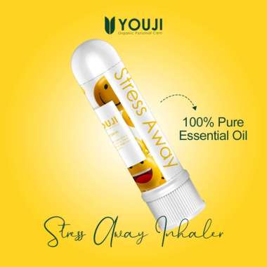 YOUJI Stress Away Inhaler Essential Oil Minyak Esensial Aromatherapy Asma Hidung Anosmia