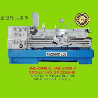 Mesin Bubut Besi Logam 290x115cm Precision Lathe Machine Importir - SMD2260HD