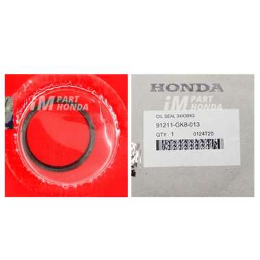 AHM 91211-GK8-013 Seal Puly Pulley 34X39X3 Beat Scoopy Spacy Karbu Vario 110 Fi Revo AT