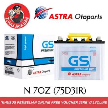 aki basah GS N 70 Z premium Astra baru ori