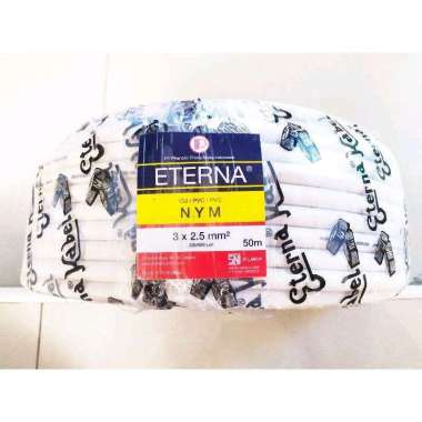 Kabel Eterna 3X2.5 NYM kabel kawat 1 roll 50meter