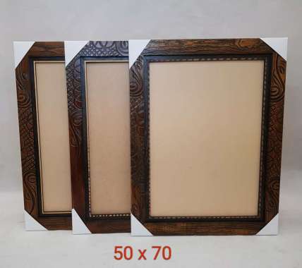 FRAME KAYU 20RP 50X70 / BINGKAI KAYU 20RP