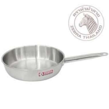 Zebra Kuali Wok Wajan Frying Pan 26Cm Robust Plus Stainless Steel ORI 100% Multicolor