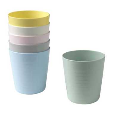 Ikea Kalas Mug warna Pastel isi 6pcs