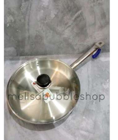 Frying Pan Bima Chefs 32cm Stainless Penggorengan Bima BP1901532 bp1901532+tutupkh