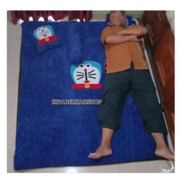Surpet Kasur Bulu Tebal Karakter Karpet Bulu Murah Surpet Karakter DORAEMON