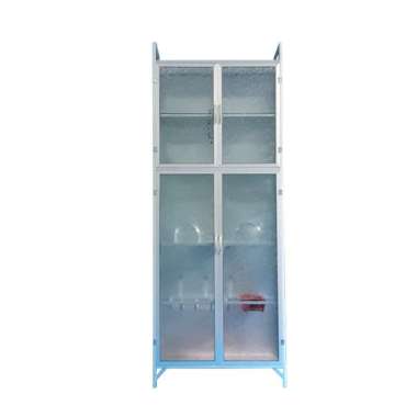 Lemari Rak Piring Full Kaca 2 Pintu Premium LP 709-62