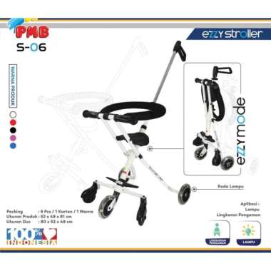 Stroller anak S-06 kursi dorong anak Ezzy stroller Ezzy mode Pink