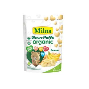 Promo Harga Milna Nature Puffs Organic Banana 15 gr - Blibli