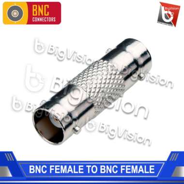 KONEKTOR BNC FEMALE UNTUK CCTV BNC FEMALE TO FEMALE