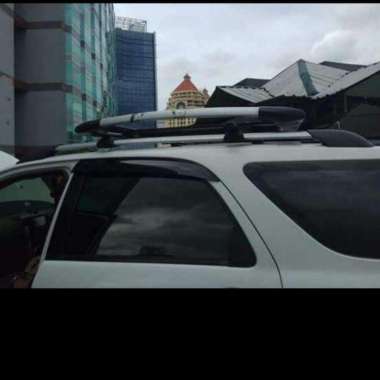 OEM Roof Rack Atas + Cross Bar Mobil Rush 2007-2016 Silver
