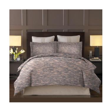 King Rabbit Motif Latte Bed Cover