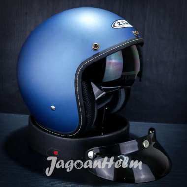 ZEUS HELM ZS388A | MATT BLUE | ZS-388A RETRO + PET XL
