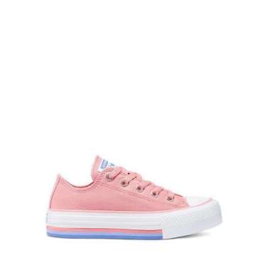 pink platform converse low top