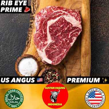 USDA WAGYU RIB EYE PRIME BLACK ANGUS PREMIUM 450 GRAM IMPORT DARI USA/ RIB EYE PRIME/ US RIB EYE PRI