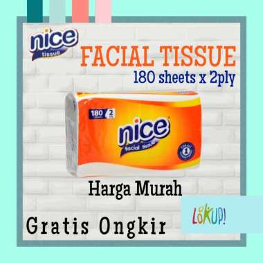 FACIAL TISSUE NICE 180 SHEETS / TISU WAJAH 180'S NICE