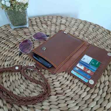 Tas Selempang Waistbag Kalung HP Unisex Viral Pria Korea Keren
