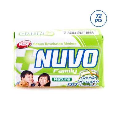 Nuvo Family Sabun - Hijau [76 g/ 72 pcs] 1 DUS