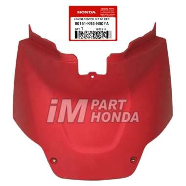AHM 80151-K93-N00YA Cover Center Tutup Mesin Box Bagasi Jok Scoopy eSP LED K93 Merah Dof